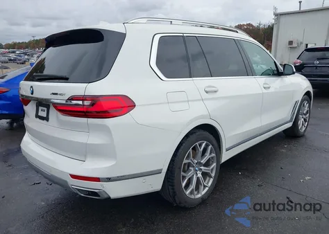 2020 BMW X7 xDrive40I z USA, uszkodzony, nr VIN 5UXCW2C00L9A00133